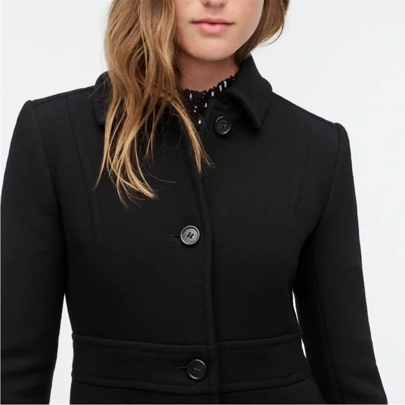 NWT J. Crew Classic Lady Day Coat in Italian double-cloth wool with Thinsulate 0 - Picture 10 of 12